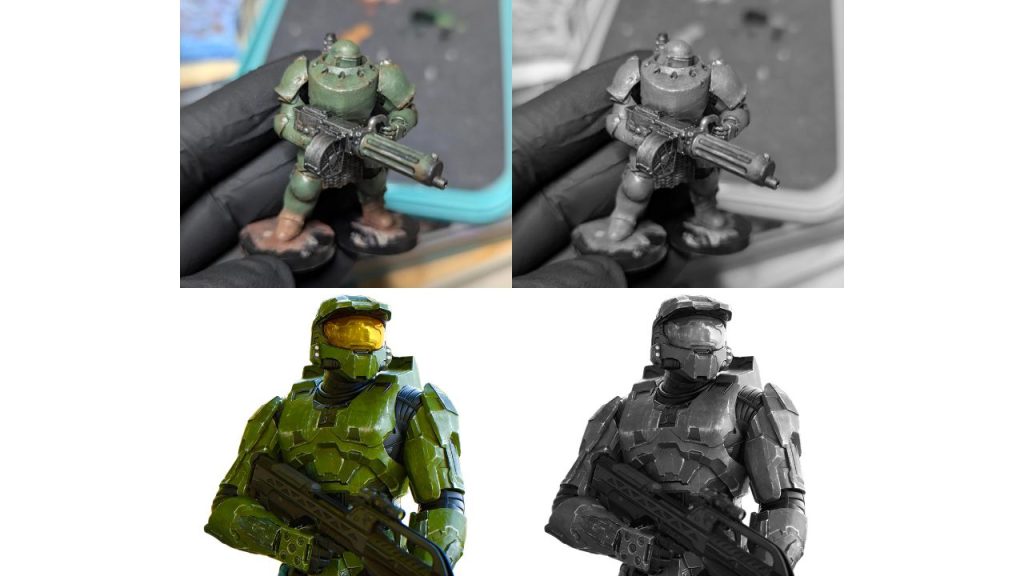 Soldat und Halo Boy Vergleich