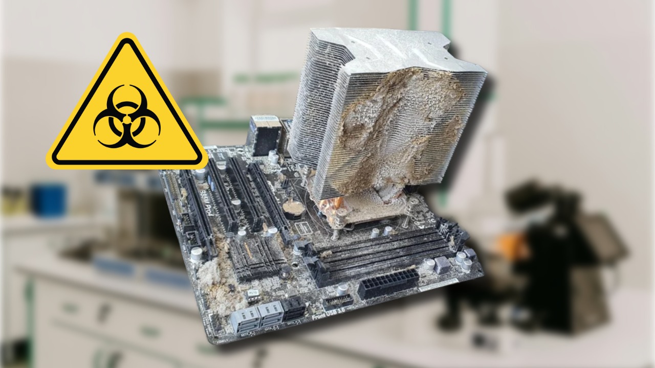 Der PC eines Nutzers sieht aus, als käme er direkt aus Resident Evil, und das Innere ist noch schlimmer