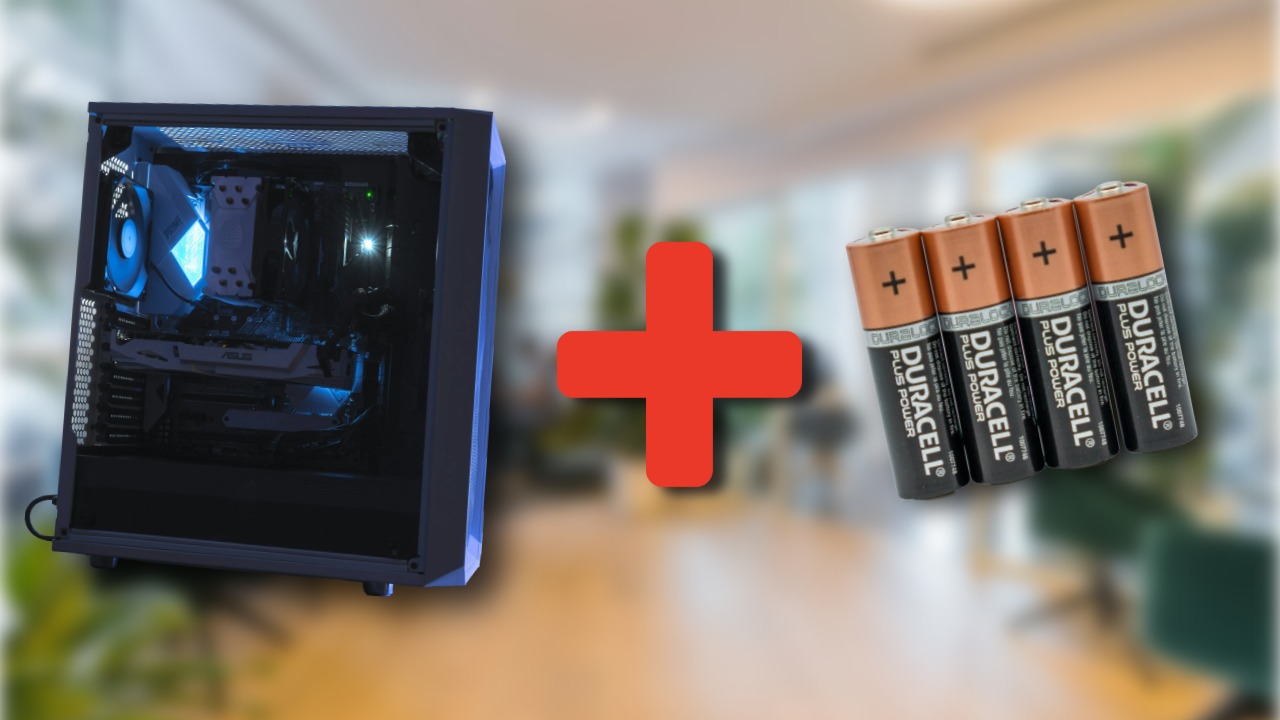 YouTuber betreibt seinen PC mit 64 Batterien, und es geht 30 Minuten lang gut