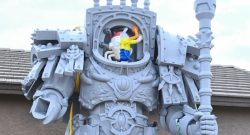 Fan druckt 1.752 Einzelteile in 20 3D-Druckern für eine lebensgroße Statue von Horus aus Warhammer 40k, braucht 5 Monate dafür