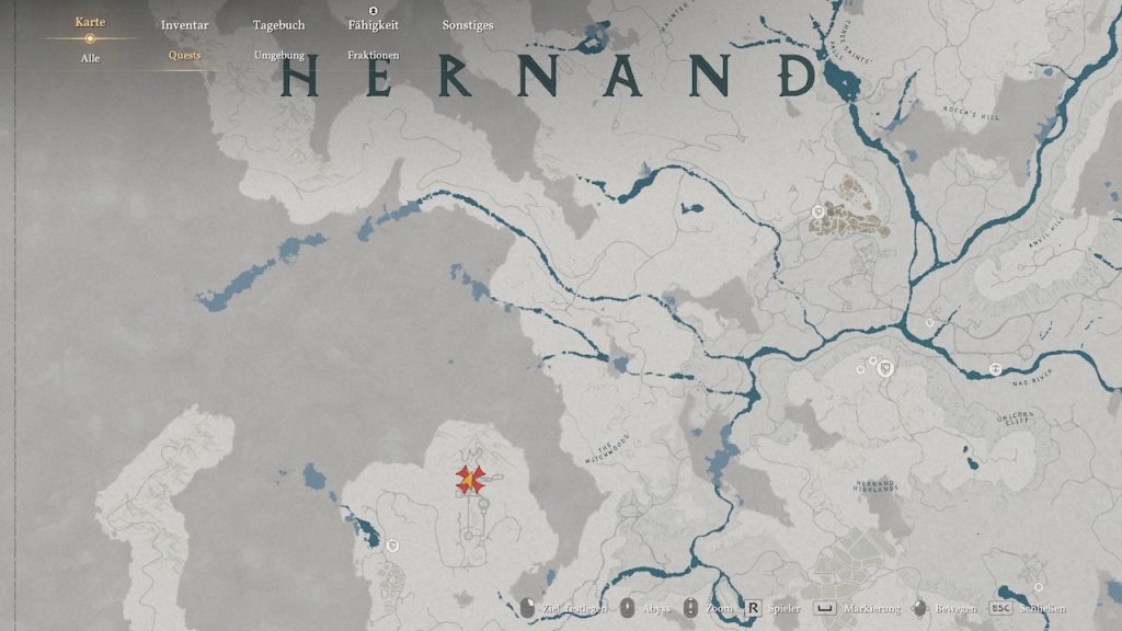 Widerspruch Quest Position