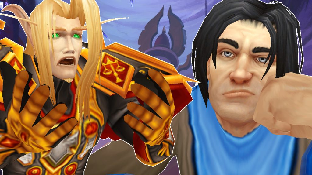 WoW Blood Elf Cry Game Master Sad title title 1280x720