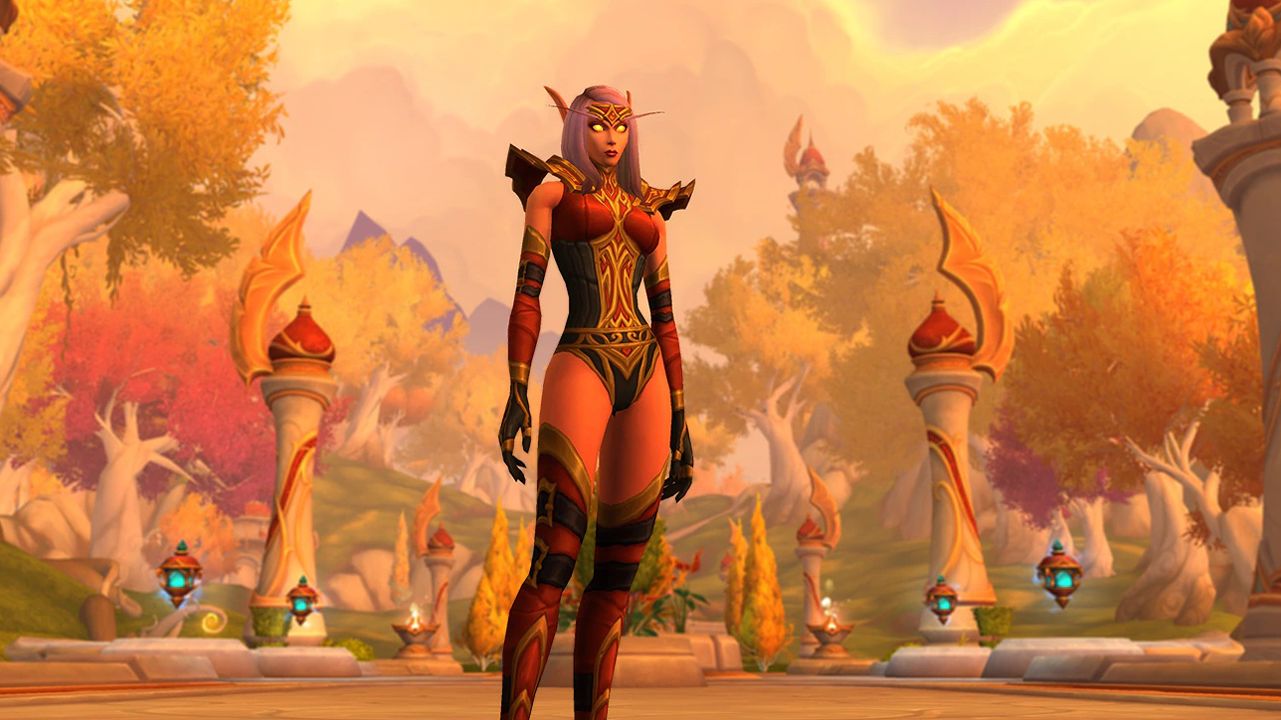 In WoW gibt euch ein neues Outfit +10 auf der Hot-Skala, betont auch haarige Heldenhintern
