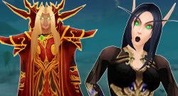 WoW Kaelthas Blood Elf female goth no titel title 1280x720