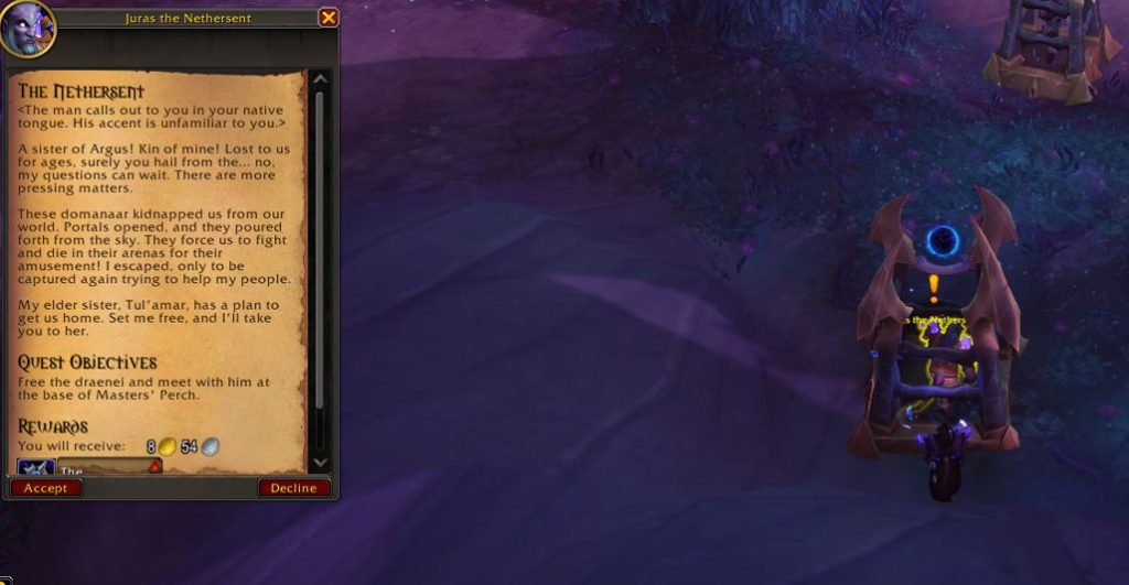WoW Midnight Quest Nethersent