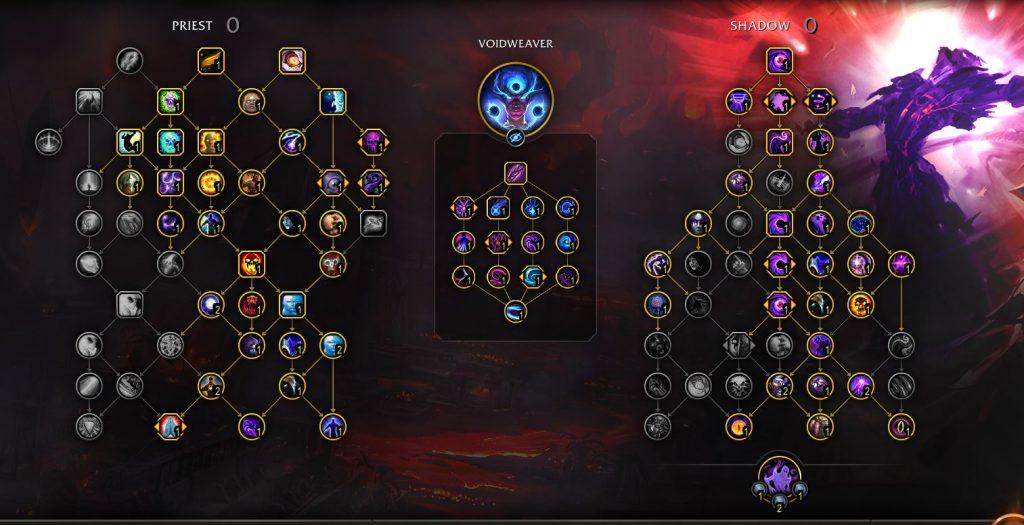 WoW Talent Specialisation Shadow Delves