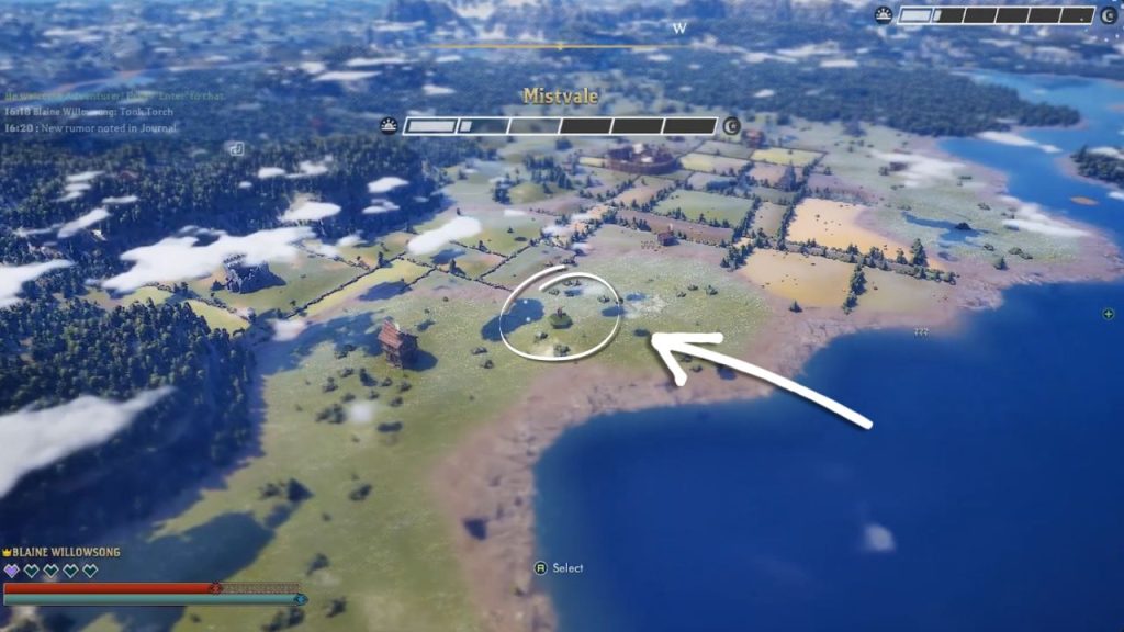 Wyldheart Miniatur auf Map