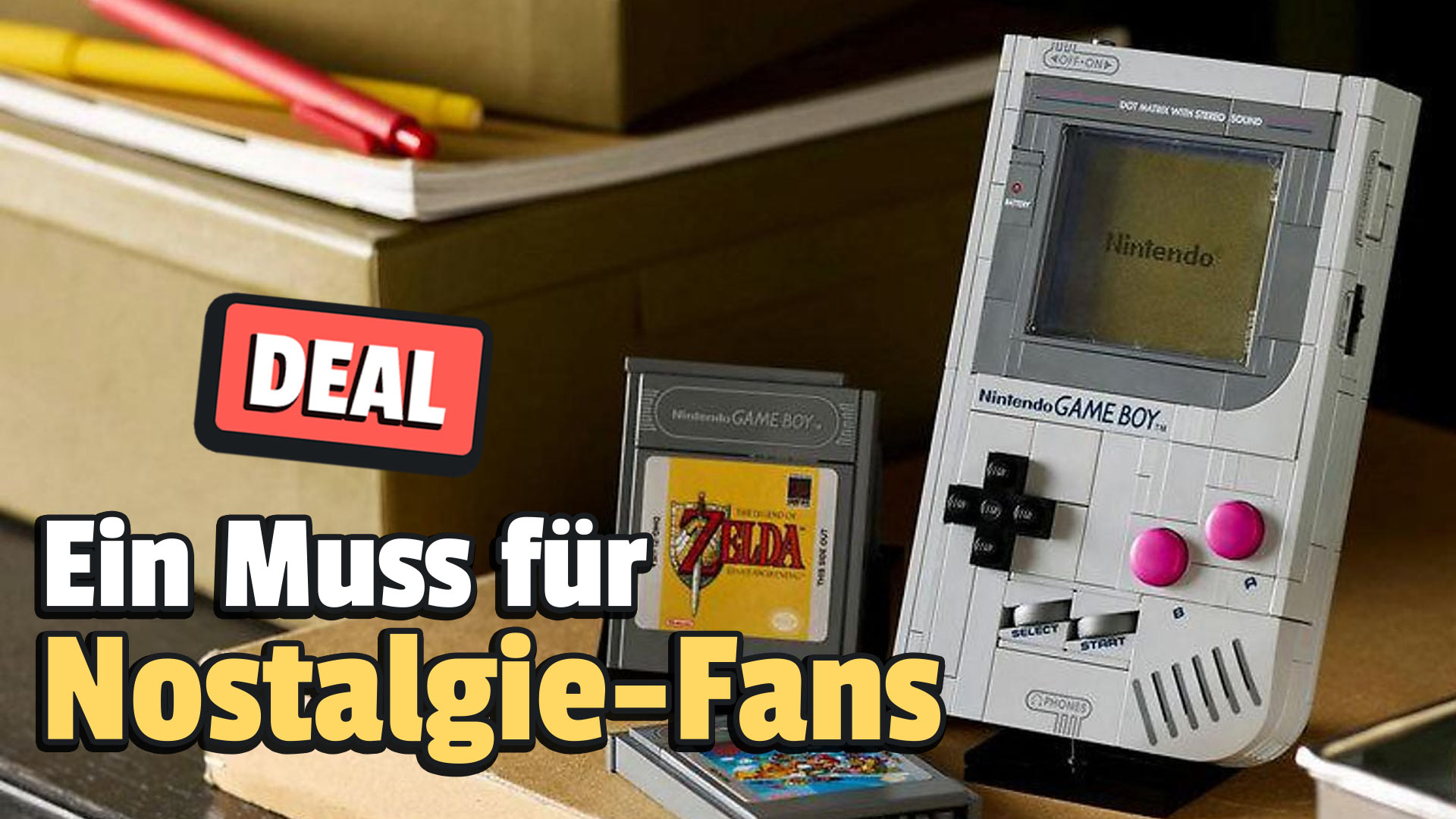 Zurück in die 90er! Diesen genialen LEGO Game Boy muss einfach jeder Nintendo-Fan haben!