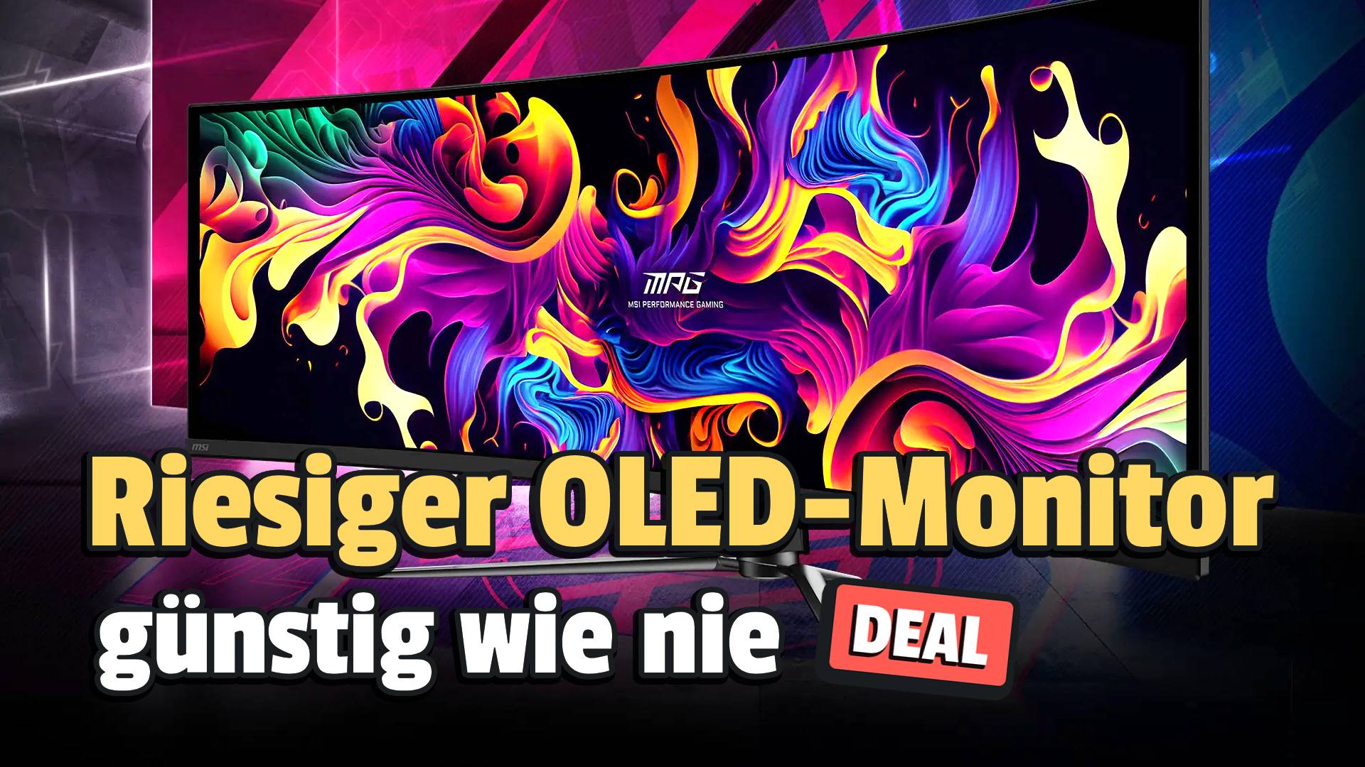 “Die Mutter aller OLED-Monitore”? 49-Zoll-Monster von MSI jetzt günstig wie nie