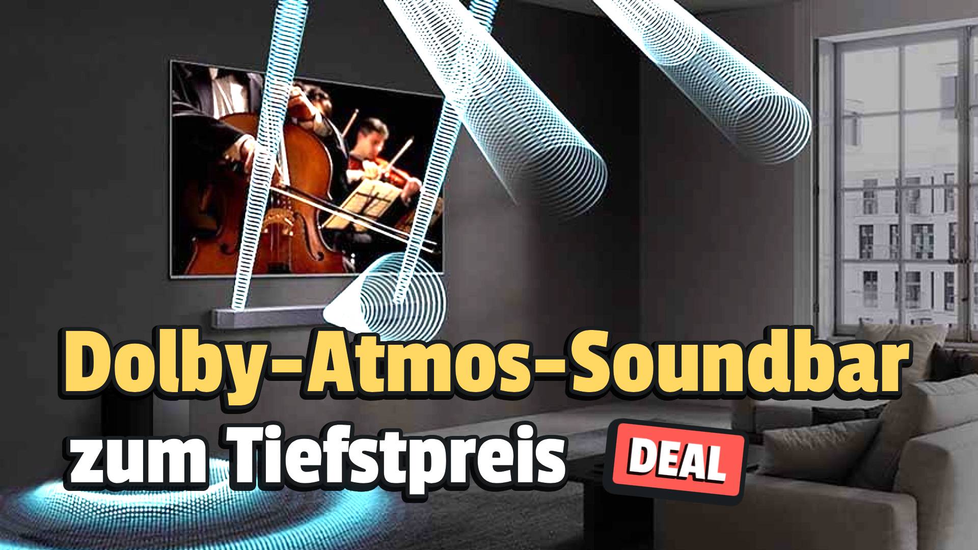 Gegen schlechten TV-Sound: Dolby-Atmos-Soundbar von Samsung jetzt zum Tiefstpreis schnappen