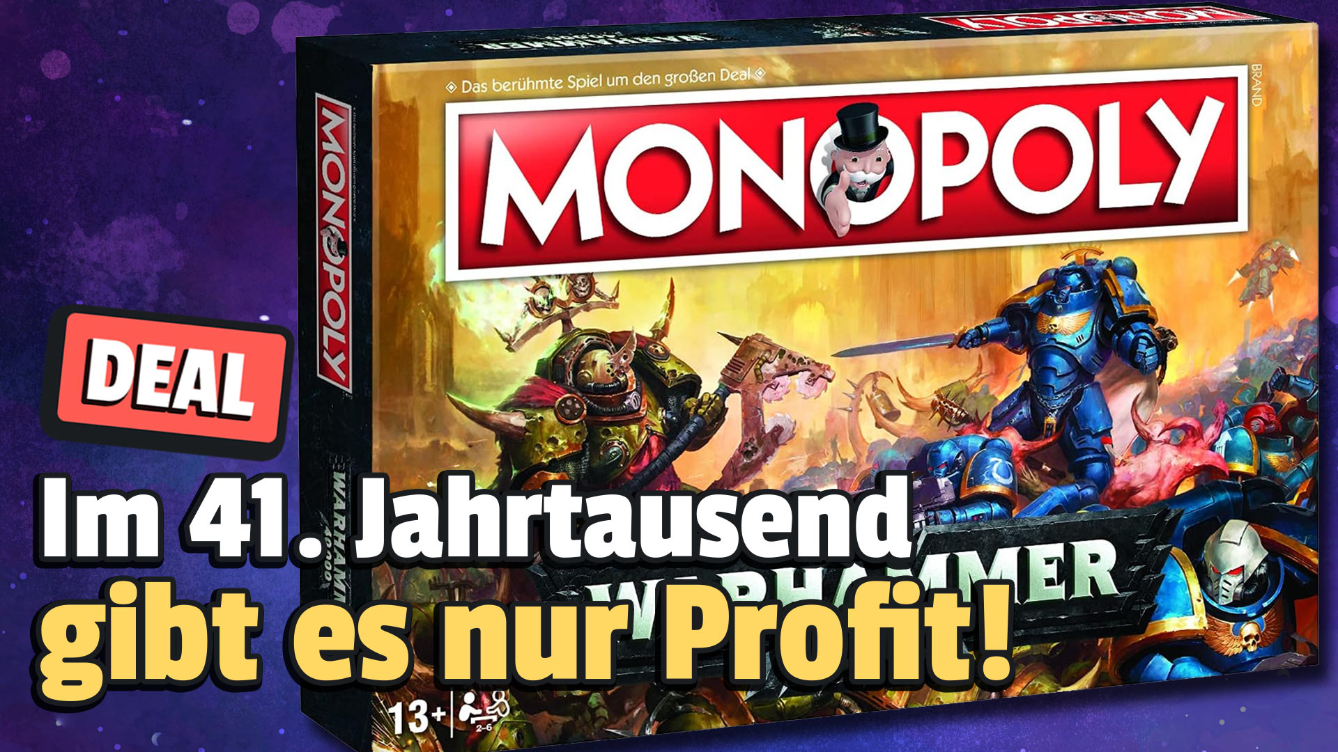 Vom Space Marine zum galaktischen Immobilien-Mogul: Sichert euch das verrückteste Tabletop-Crossover aller Zeiten!