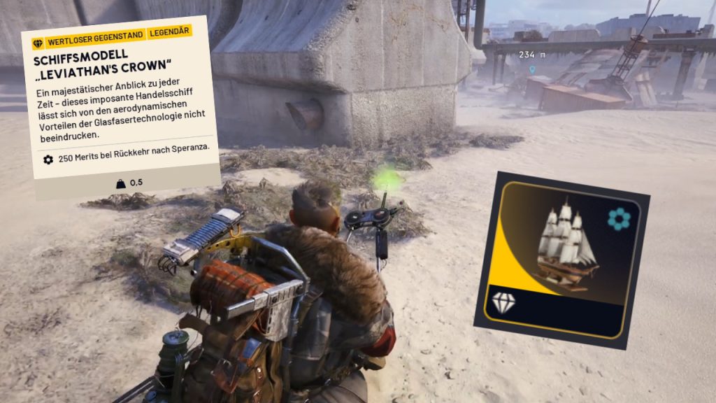 ARC Raiders Screenshot Schiffsmodell