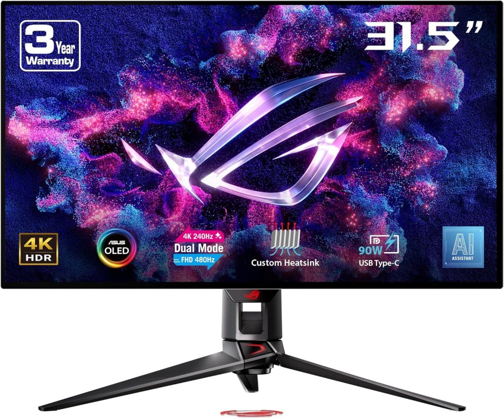 Gaming-Monitor ASUS ROG Swift OLED PG32UCDP für nur 799,99 Euro statt 886,82 Euro bei Amazon (Tiefstpreis)