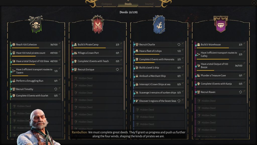 Corsair Cove Screenshot Gameplay Deeds