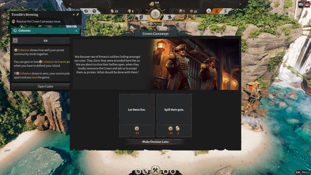 Corsair Cove Screenshot Gameplay Dilemma