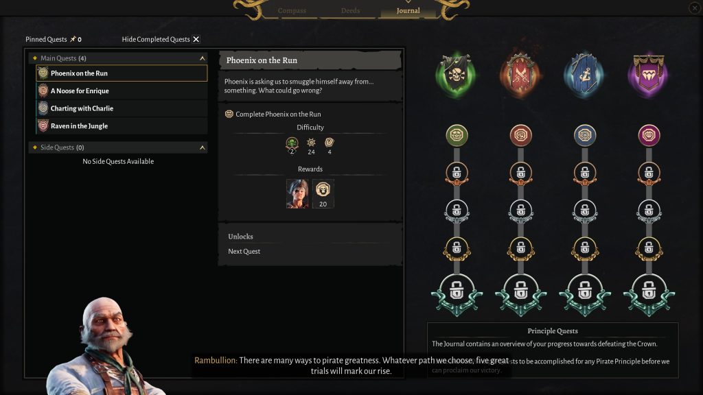 Corsair Cove Screenshot Gameplay Journal