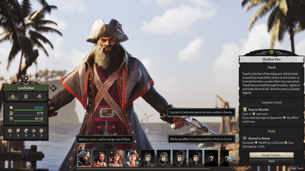 Corsair Cove Screenshot Gameplay Kapitäne