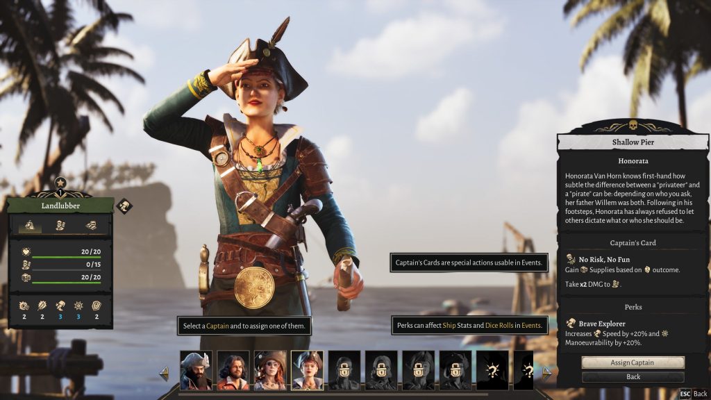 Corsair Cove Screenshot Gameplay Kapitäne Honorata