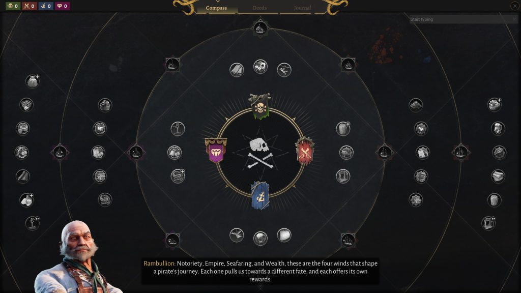 Corsair Cove Screenshot Gameplay Kompass