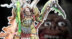 Creepy Miniatur Gesicht