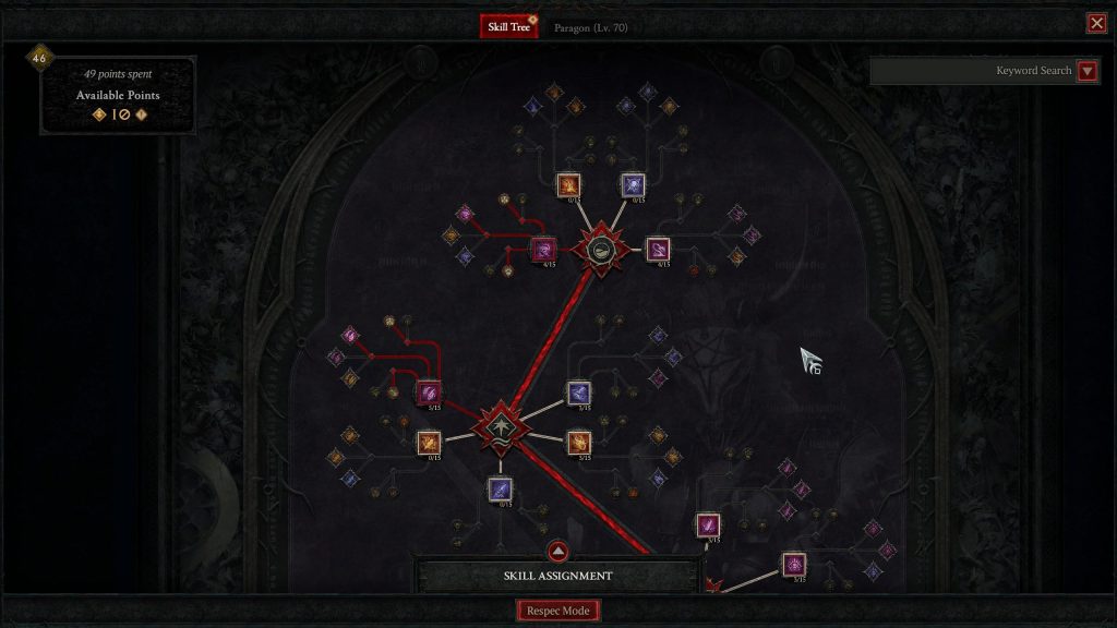 Diablo 4 Screenshot neue Skilltrees in Lord of Hatred