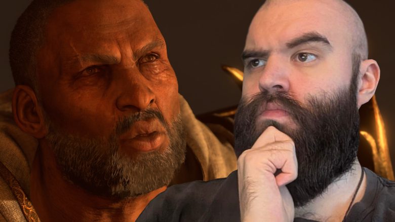 Diablo 4 Tyrael oof Benedict grübelnd titel