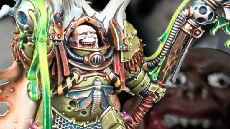 Gruseliges Miniatur-Gesicht