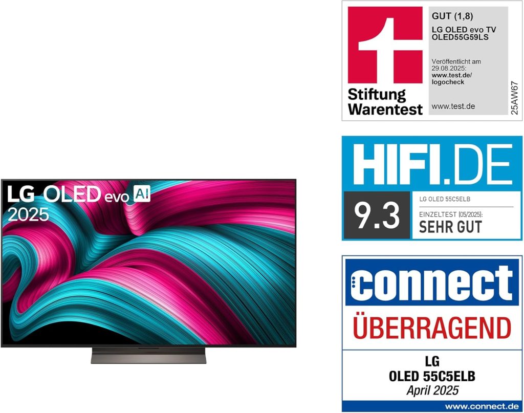 4K-TV LG OLED55G59LS für nur 1.149 Euro statt 1.349 Euro bei Amazon (mit LG-Cashback nur 999 Euro!)