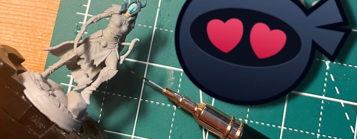 Miniatur Nail-Art-Pinsel