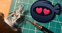 Miniatur Nail-Art-Pinsel