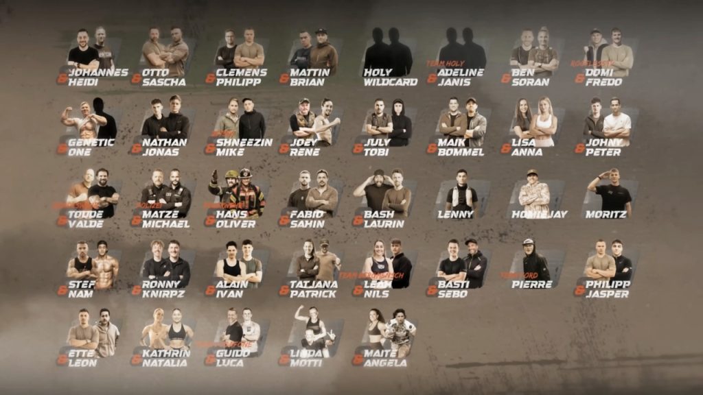 Bild zeigt alle Teams und Teilnehmer von Ultimate Run