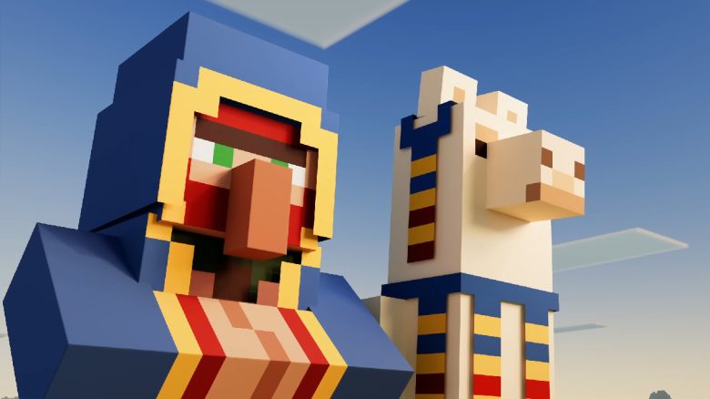 Minecraft Vater Sohn schöner Moment