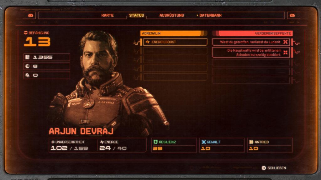 SAROS Attribute und Ressourcen