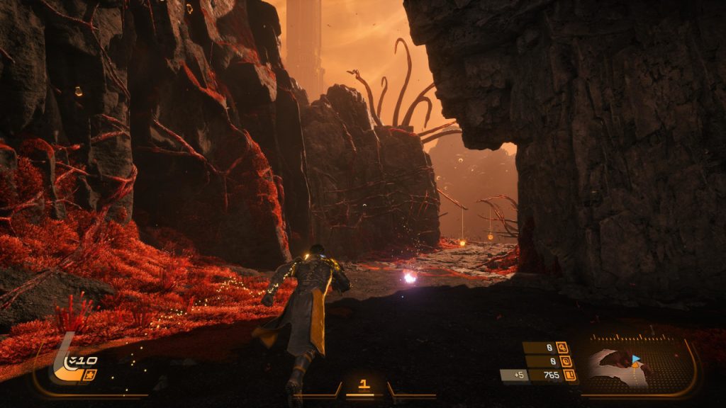 SAROS PS5 Rennen Umgebung