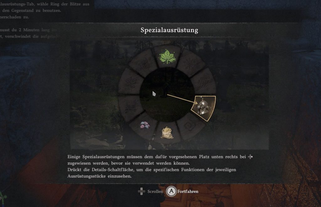 Crimson Desert: Auswahlmenü für Ring