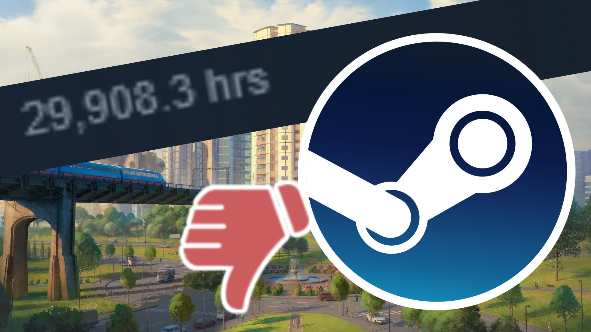Player writes negative Steam review after 29,908 hours, yet plays for 11 years 7 hours daily