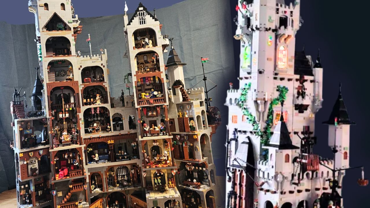 In diesem Kunstwerk einer Burg will ich dringend Dungeons & Dragons spielen – dabei hab ich mit Lego nichts am Hut