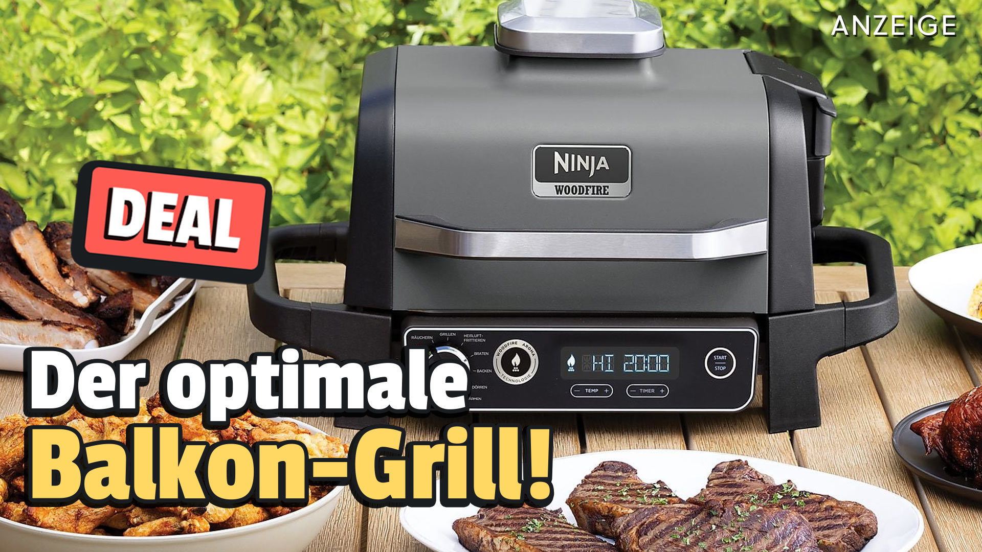 Ninjas neuester Grill ist die Revolution für alle, die nur einen Balkon haben!