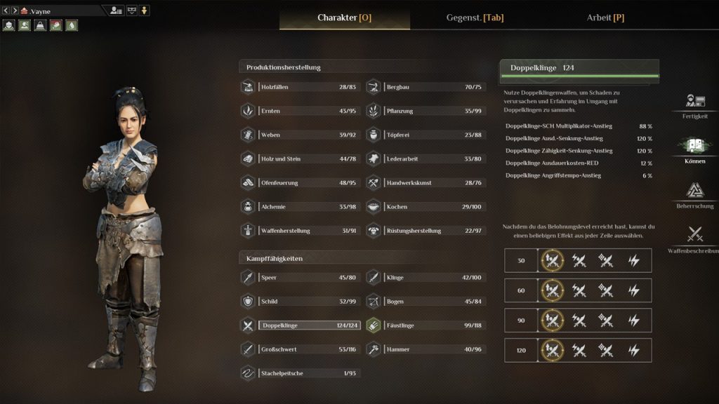 Soulmask: character window