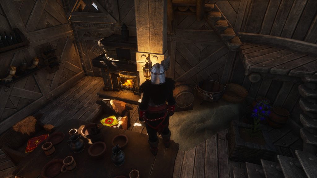 Conan Exiles Enhanced Screenshot Haus innen Kamin
