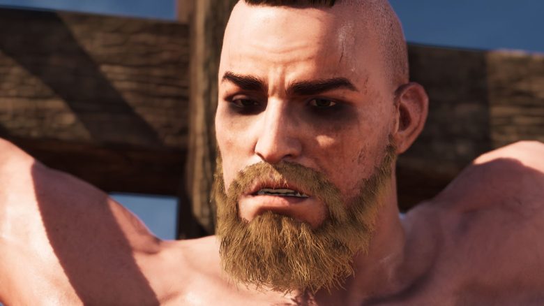 Conan Exiles Screenshot Charakter am Kreuz