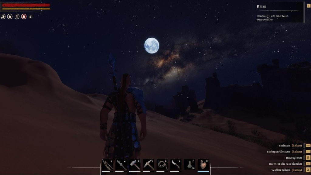 Conan Exiles Screenshot Wüste Nacht