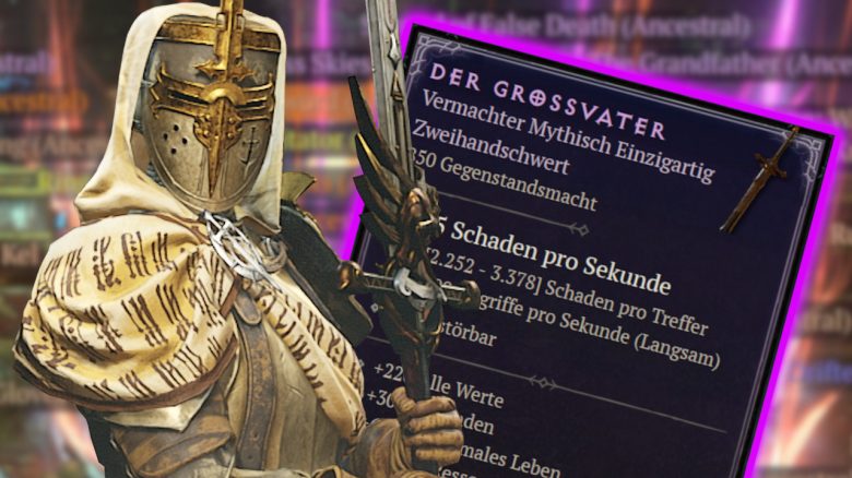 Diablo 4 Großvater Loot Drop Titel