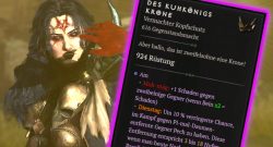 Diablo 4 Krone des Kuhkönigs Kuh Level gefunden Titel