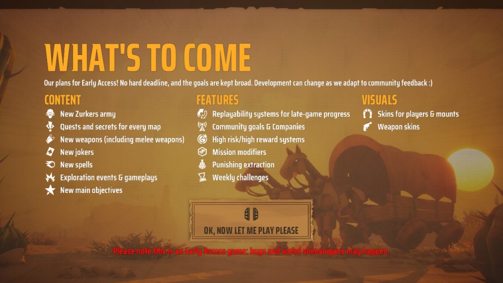 Far Far West Roadmap Early Access