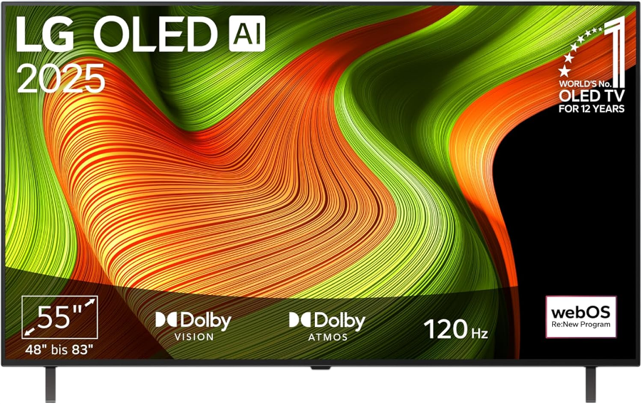 LG OLED-TV B5 mit 55 Zoll für nur 649 Euro statt 775 Euro bei Amazon