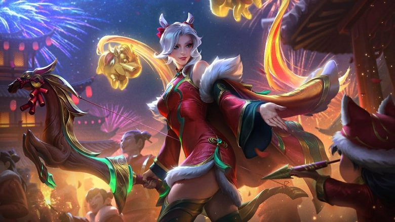 LoL Ashe Skin Firecracker