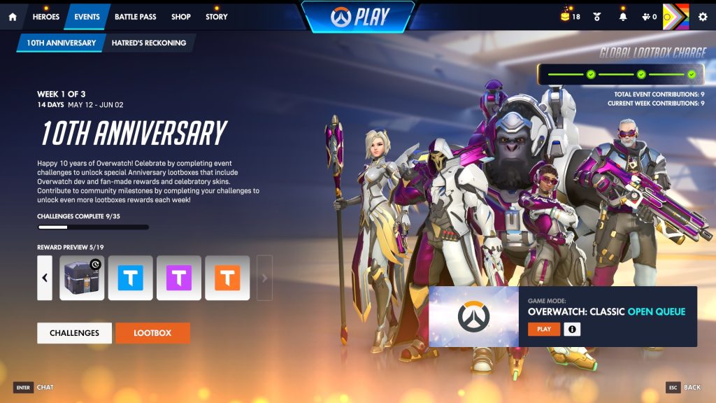 Overwatch 10 Year Anniversary