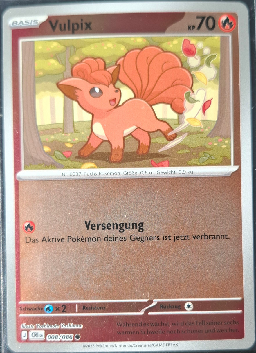 Pokemon Sammelkartenspiel Wachsendes Chaos Vulpix