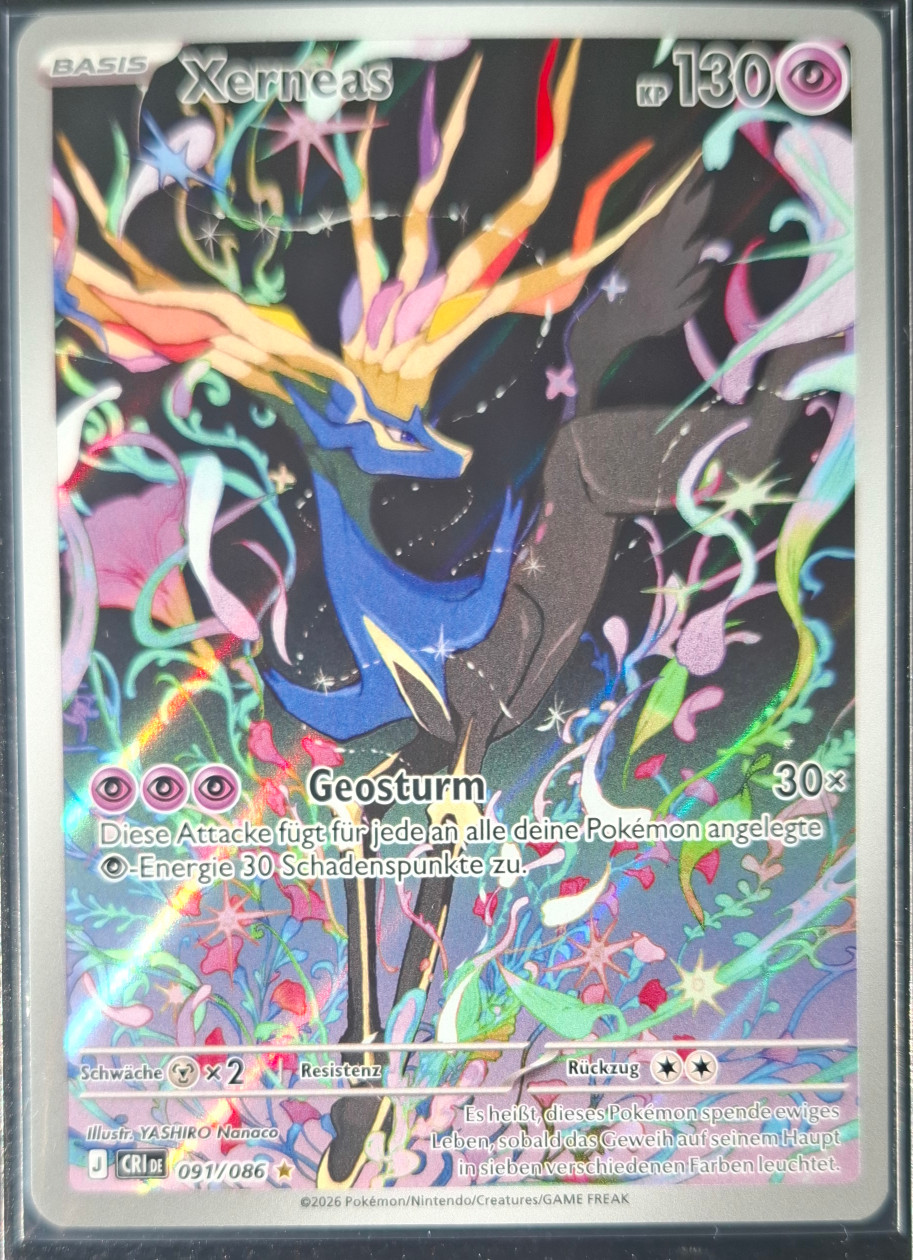 Pokemon Sammelkartenspiel Wachsendes Chaos Xerneas